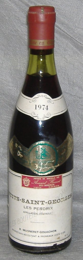 1974, Nuits-Saint-Georges, Les Perdrix