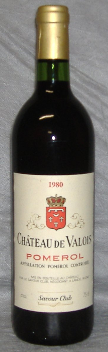 1980, Château de Valois, Pomerol