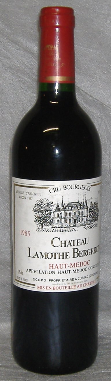 1985, Château Lamothe Bergeron, Haut‑Médoc