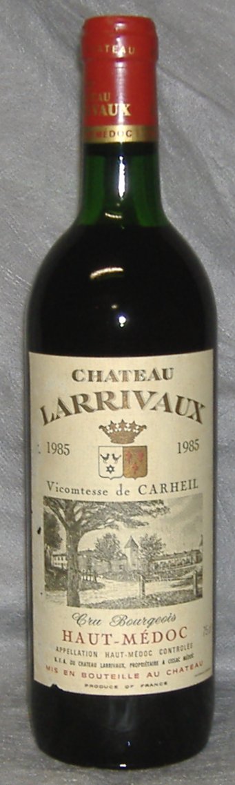 1985, Château Larrivaux, Haut‑Médoc