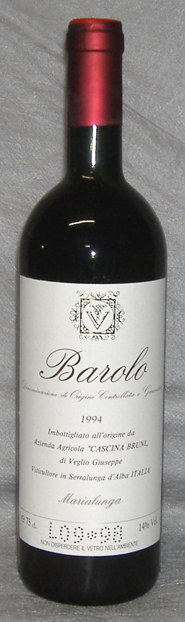 1994, Barolo, Marialunga, Cascina Bruni