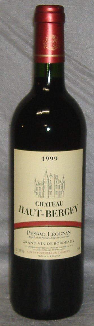 1999, Château Haut-Bergey, Pessac‑Léognan